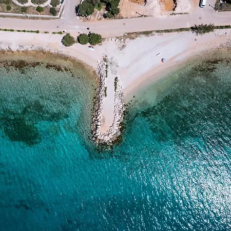 Lili Rose Mandre - Pool & Sea View, Family Apartments, 70M To Beach Apartment